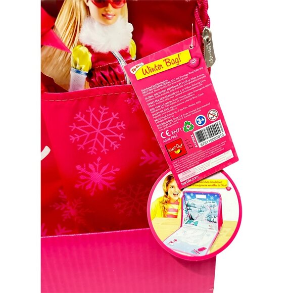 Barbie Doll Set I Can Be Skier and Winter Wonderland Ski Accessory Case New 2011 - Picture 11 of 11